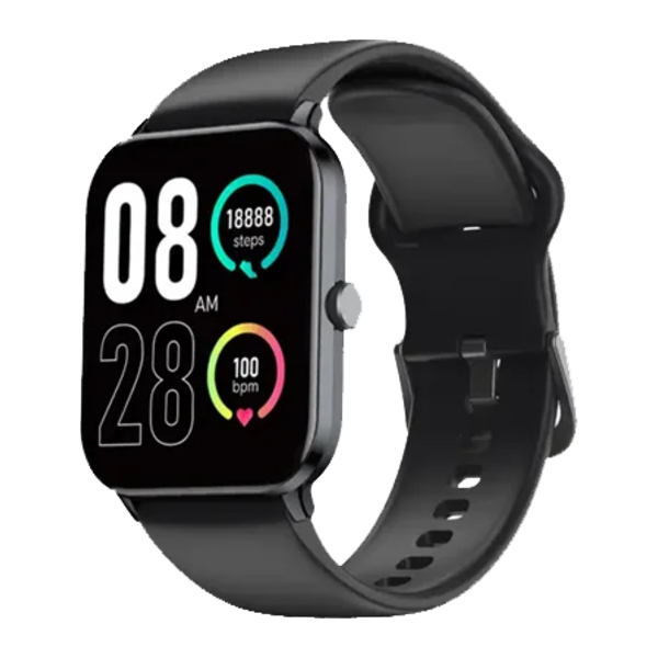 QCY GTC Smartwatch – Black Black