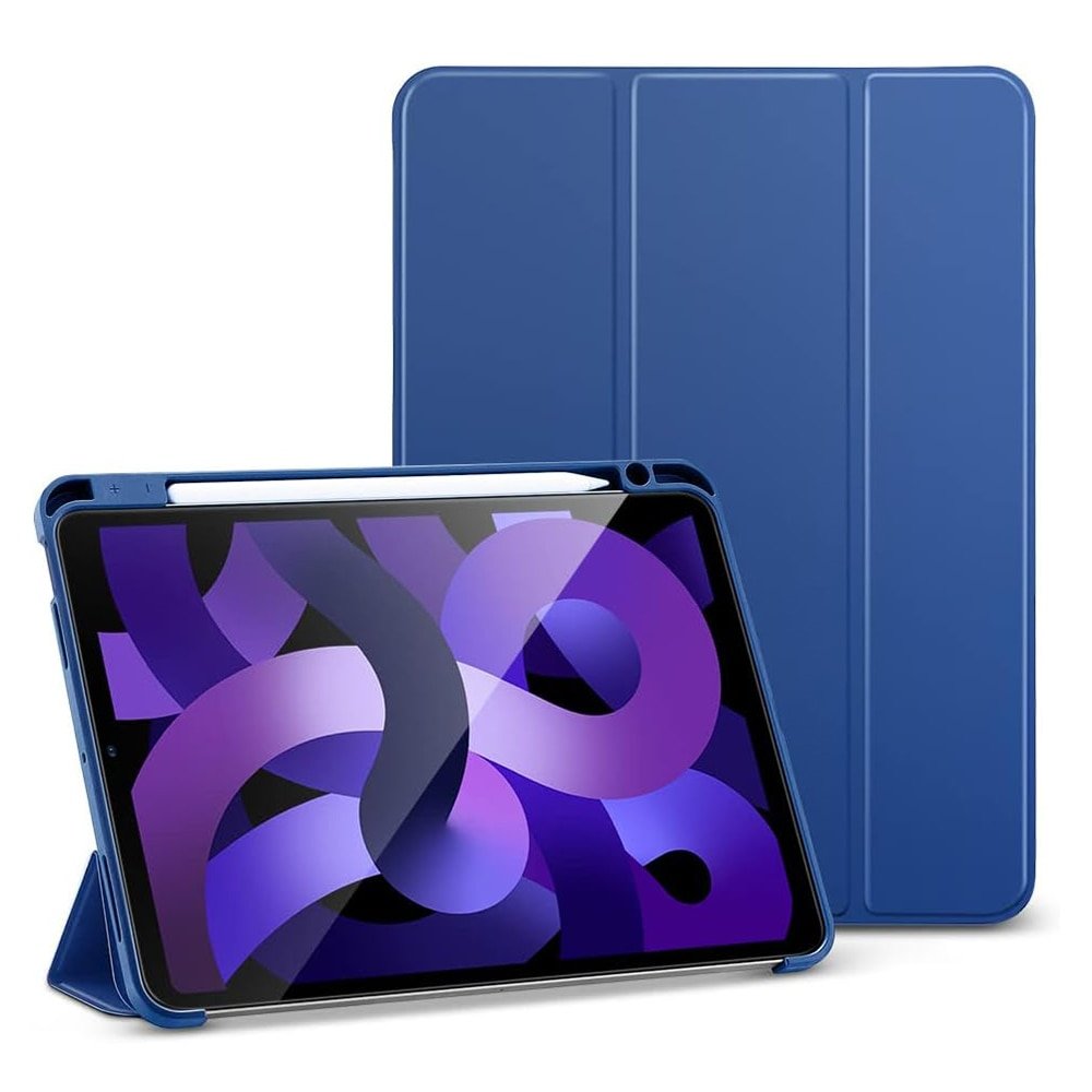 iPad Air 4 2020/Air 5 2022 tok, Rebound ceruza, Z338, sötétkék - eMAG.hu