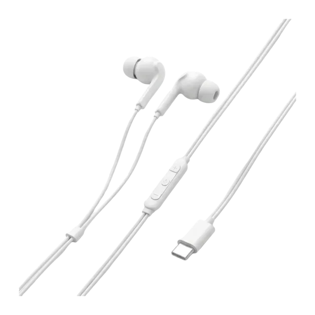 Blue Star Wired 3.5mm Earphones White