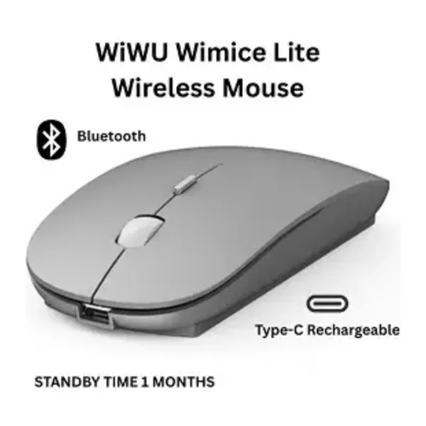 WiWU WiMice Lite WM101-C 2.4G Wireless Mouse – Silent Click, 1600 DPI